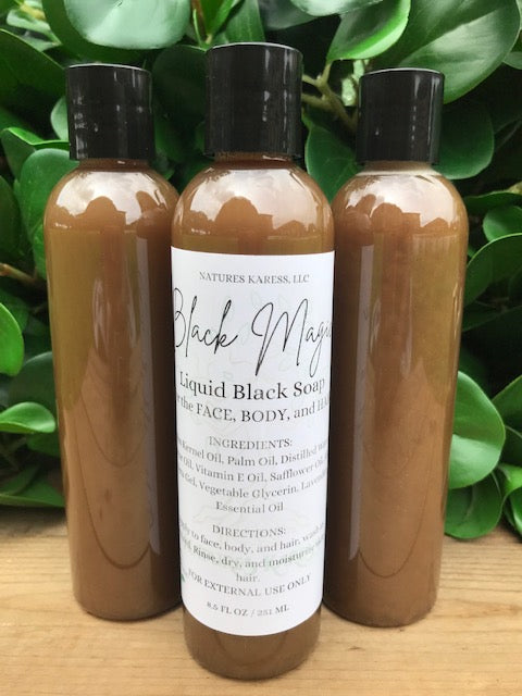 Black Magic Liquid Black Soap